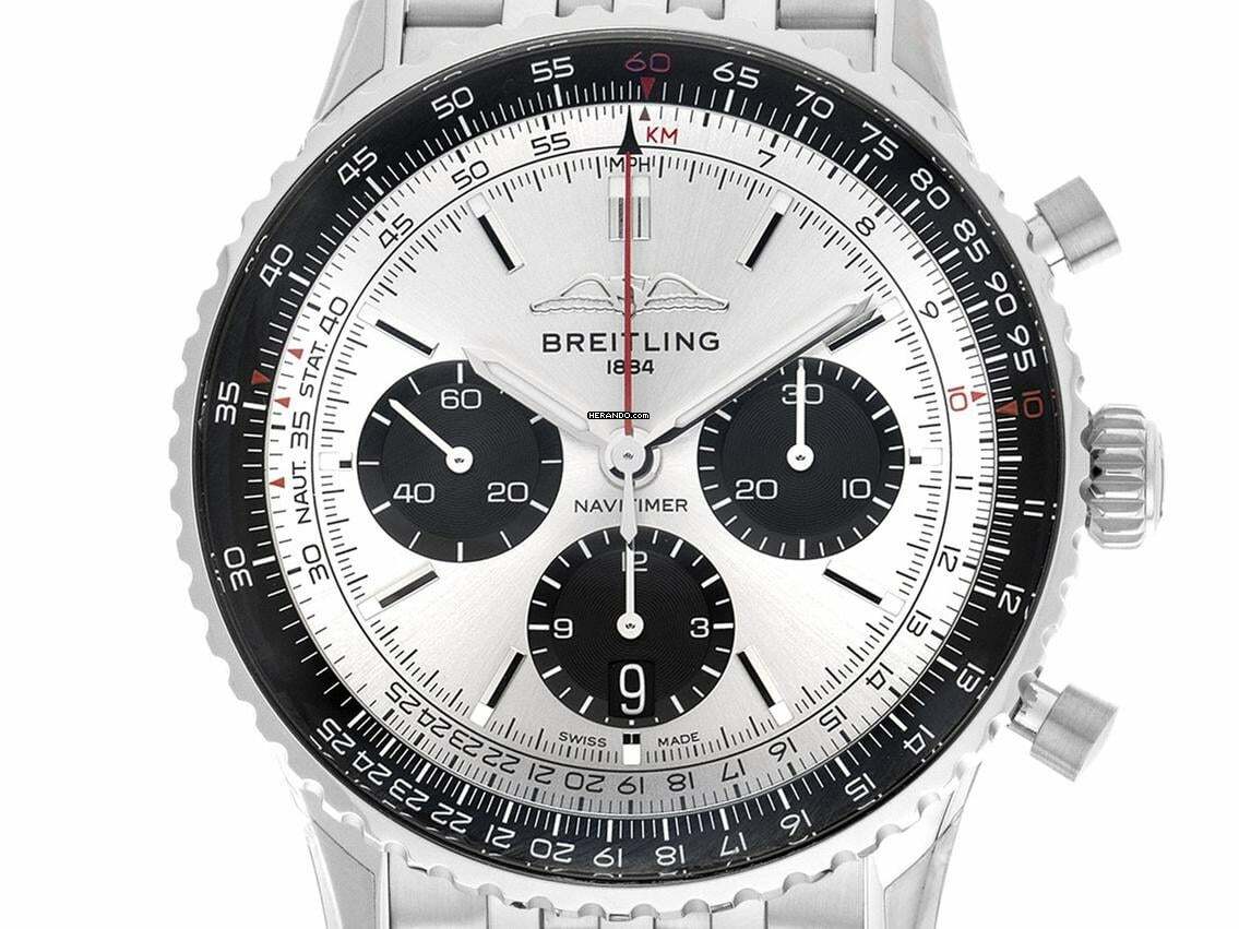  Breitling Navitimer 1 B01 Chronograph Ref.AB0138241G1A1 2025 Full Set Ungetragen Navitimer B01 Chronograph 