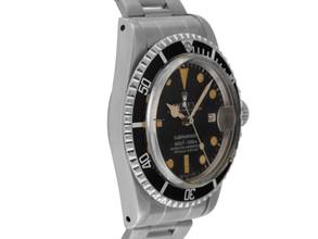 Thumbnail von Rolex Submariner Date Matte Dial Ref.1680 1975 Box&Beschreibung sehr gut Vintage Submariner Date Matte Dial open 6/9
