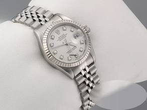 Thumbnail von Rolex Lady-Datejust Stahl Weissgold 750 Diamanten Automatik Gold Damen Stainless Steel 18kt White Gold Jubilé-band Chronometer Oyster