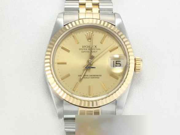  Rolex Datejust 31 31mm Edelstahl Gelbgold 750 Automatik Stahl Gold 
