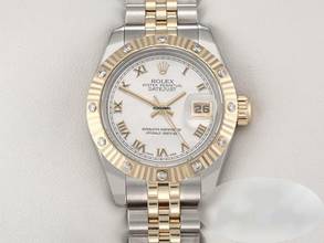 Thumbnail von Rolex Lady-Datejust 179313 Stahl Gelbgold 750 Perlmutt Diamanten Automatik Gold