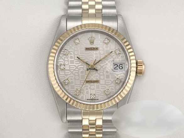  Rolex Datejust 31 Medium Stahl Gelbgold 750 Diamanten Automatik Stainless Steel 18kt Yellow Gold Stahl Jubilé-band Chronometer Oyster 