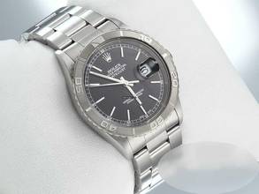 Thumbnail von Rolex Datejust Turn-O-Graph 16264 2003/04 Stahl Weissgold 750 Automatik Stainless Steel 18kt White Gold Oyster-band Chronometer Black Dial