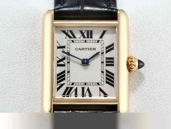  Cartier Tank Louis Cartier Kleines Modell Gelbgold 750 2015 W1529856 Gold Damen 