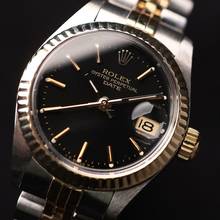 Thumbnail von Rolex Oyster Perpetual Lady Date 26 Steel/Gold Jubilee Black Dial