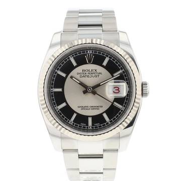  Rolex Datejust 36 Oyster Tuxedo Dial 