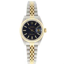 Thumbnail von Rolex Lady-Datejust 26 Steel/Gold Jubilee Blue Opticolor Dial Service '25