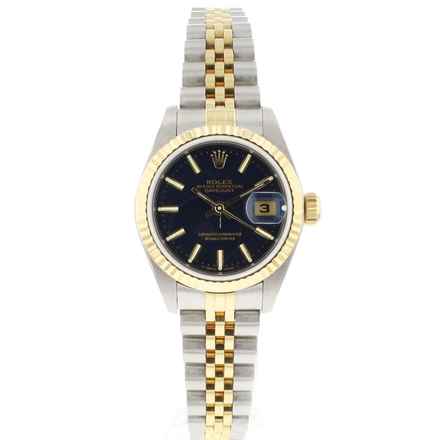  Rolex Lady-Datejust 26 Steel/Gold Jubilee Blue Opticolor Dial Service '25 