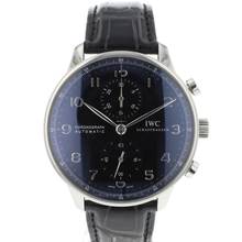Thumbnail von IWC Portugieser Chronograph Steel Silver Numerals Black Dial