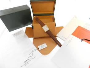 Thumbnail von IWC Novecento 18 Karat Gelbgold Novecento Ewiger Kalender mit orig. Papieren mit Krokoband Tresoruhr Deutsche Auslieferung Original Papiere !