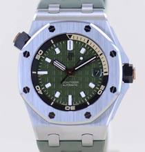 Thumbnail von Audemars Piguet Royal Oak Offshore Diver green Dial unworn Khaki B+P