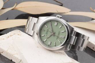 Thumbnail von Rolex Oyster Perpetual 36 Pistachio Stahl Automatik Herrenuhr Ref. 126000 B&P 2025