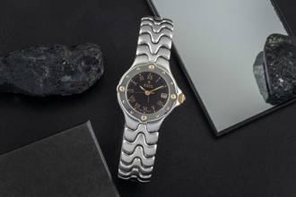 Thumbnail von Ebel Sportwave Stahl / Gold Damenuhr Datum Ref. E6087621