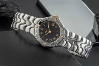 Thumbnail von Ebel Sportwave Stahl / Gold Damenuhr Datum Ref. E6087621