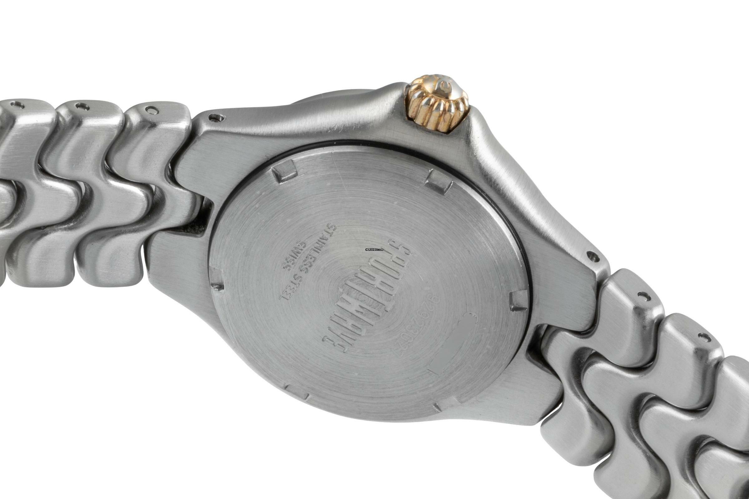 Thumbnail von Ebel Sportwave Stahl / Gold Damenuhr Datum Ref. E6087621