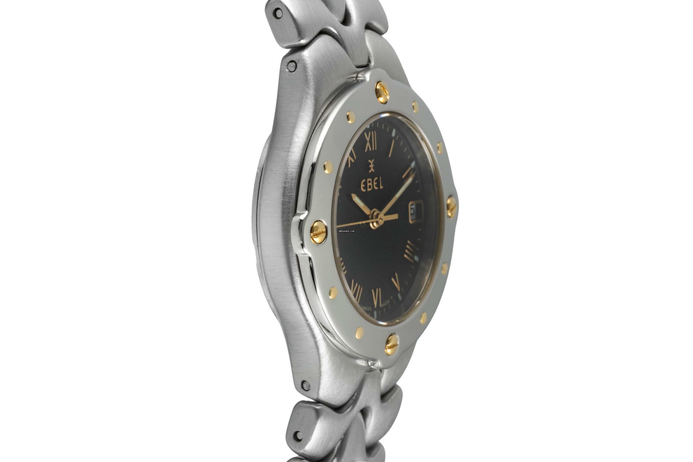 Thumbnail von Ebel Sportwave Stahl / Gold Damenuhr Datum Ref. E6087621