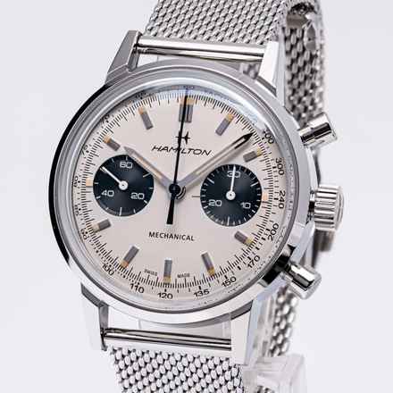  Hamilton Intra-Matic Chronograph White – H38429110 – NEW & Unworn – 11/2025 Full Set 
