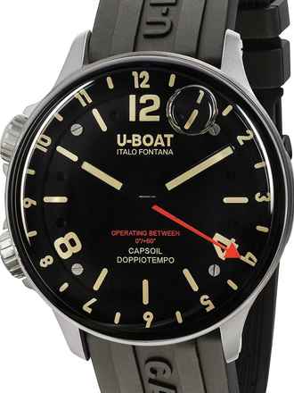  U-Boat 8769 Capsoil Qs. Doppotempo SS Herrenuhr 45mm 10ATM 