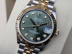 Thumbnail von Rolex Datejust 31 31mm 278273 Jubilee Green Diamond dial Unworn/New Condition Full Set 10/2025