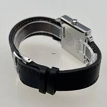 Thumbnail von NOMOS Tetra Glashütte Tetra Ref. 406 mit Stahlgehäuse Lederband plus Original Nomos Lederband (neu) Handaufzug Zifferblatt creme-weiß Original Box