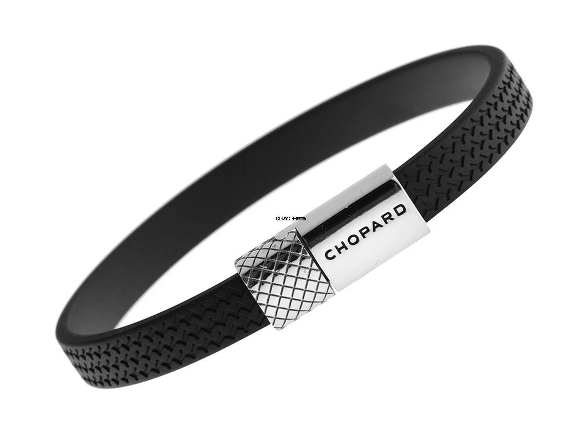 Thumbnail von Chopard Armband Classic Racing Kautschuk Palladium 13,0g mit Box und Papiere Armband