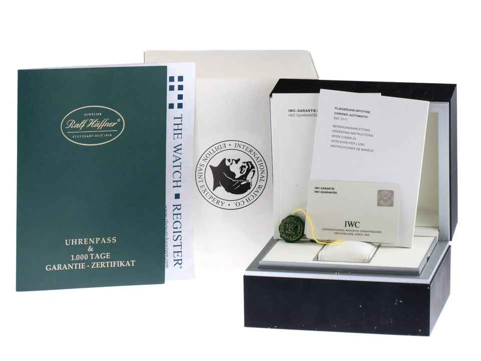  IWC Fliegeruhr Chronograph Ref.IW377704 2007 Full Set wie Neu Vintage Fliegeruhr 