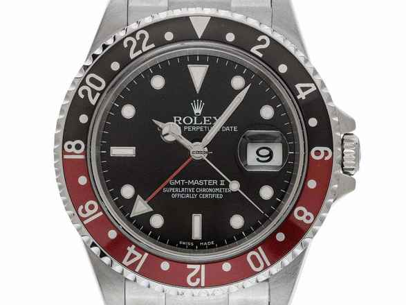  Rolex GMT-Master II Coke Ref.16710T 2005 Box&Beschreibung sehr gut Vintage GMT Master II no Hole 
