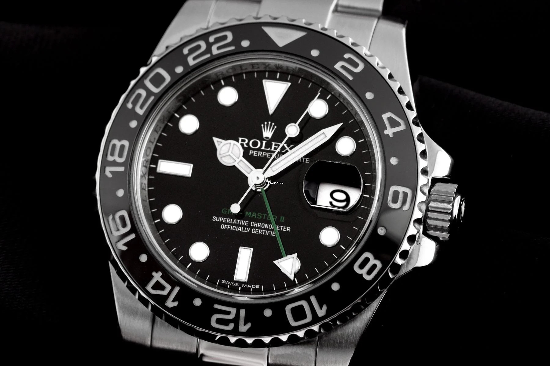  Rolex GMT-Master II Ref.116710LN 2013 LC 100 Full Set wie Neu Vintage GMT Master II 