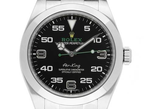  Rolex Air King Ref.116900 2017 Full Set wie Neu Vintage Air King 