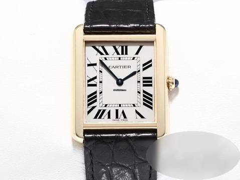  Cartier Tank Solo Großes Modell Edelstahl Gelbgold 750 W5200004 2019 Stahl Gold 