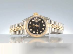 Thumbnail von Rolex Lady-Datejust Edelstahl Gelbgold 750 Diamanten Automatik Gold Stahl Damen