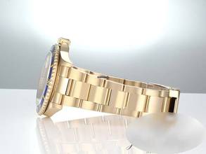 Thumbnail von Rolex Submariner Date 16618 2007 Sultan Gelbgold 750 Automatik Diamanten Saphir 18kt Yellow Gold Oyster-band Chronometer