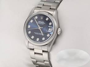 Thumbnail von Rolex Datejust 31 31mm Edelstahl Automatik Diamanten Damenuhr Stahl Stainless Steel Oyster-band Chronometer White Dial