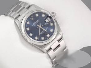 Thumbnail von Rolex Datejust 31 31mm Edelstahl Automatik Diamanten Damenuhr Stahl Stainless Steel Oyster-band Chronometer White Dial