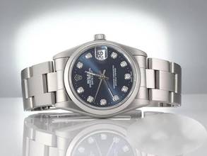 Thumbnail von Rolex Datejust 31 31mm Edelstahl Automatik Diamanten Damenuhr Stahl Stainless Steel Oyster-band Chronometer White Dial