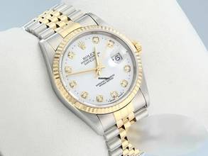 Thumbnail von Rolex Datejust 36 36mm 16233 1996 Diamanten Stahl Gelbgold 750 Automatik Stainless Steel 18kt Yellow Gold Jubilé-band Chronometer Oyster