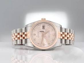 Thumbnail von Rolex Datejust 36 36mm 116231 2012 Stahl Rosegold 750 Diamanten Stainless Steel 18kt Rose Gold Jubilé-band Chronometer Oyster
