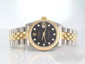 Thumbnail von Rolex Datejust 31 Medium Stahl Gelbgold 750 Diamanten Automatik Gold Stahl Stainless Steel 18kt Yellow Gold Jubilé-band Chronometer Oyster Black Dial