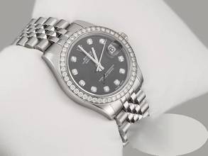 Thumbnail von Rolex Datejust 31 31mm 178384 2011 Stahl Weissgold 750 Diamanten Stainless Steel 18kt White Gold Jubilé-band Chronometer Oyster Black Dial