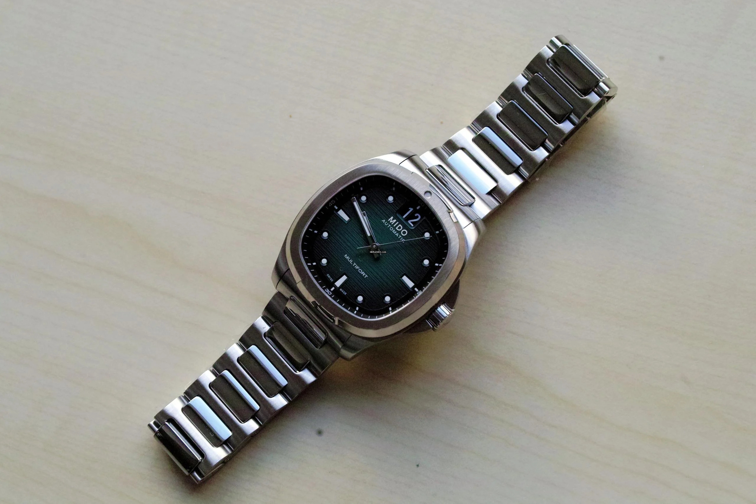 Thumbnail von Mido Multifort TV Big Date Green NEW FULL SET