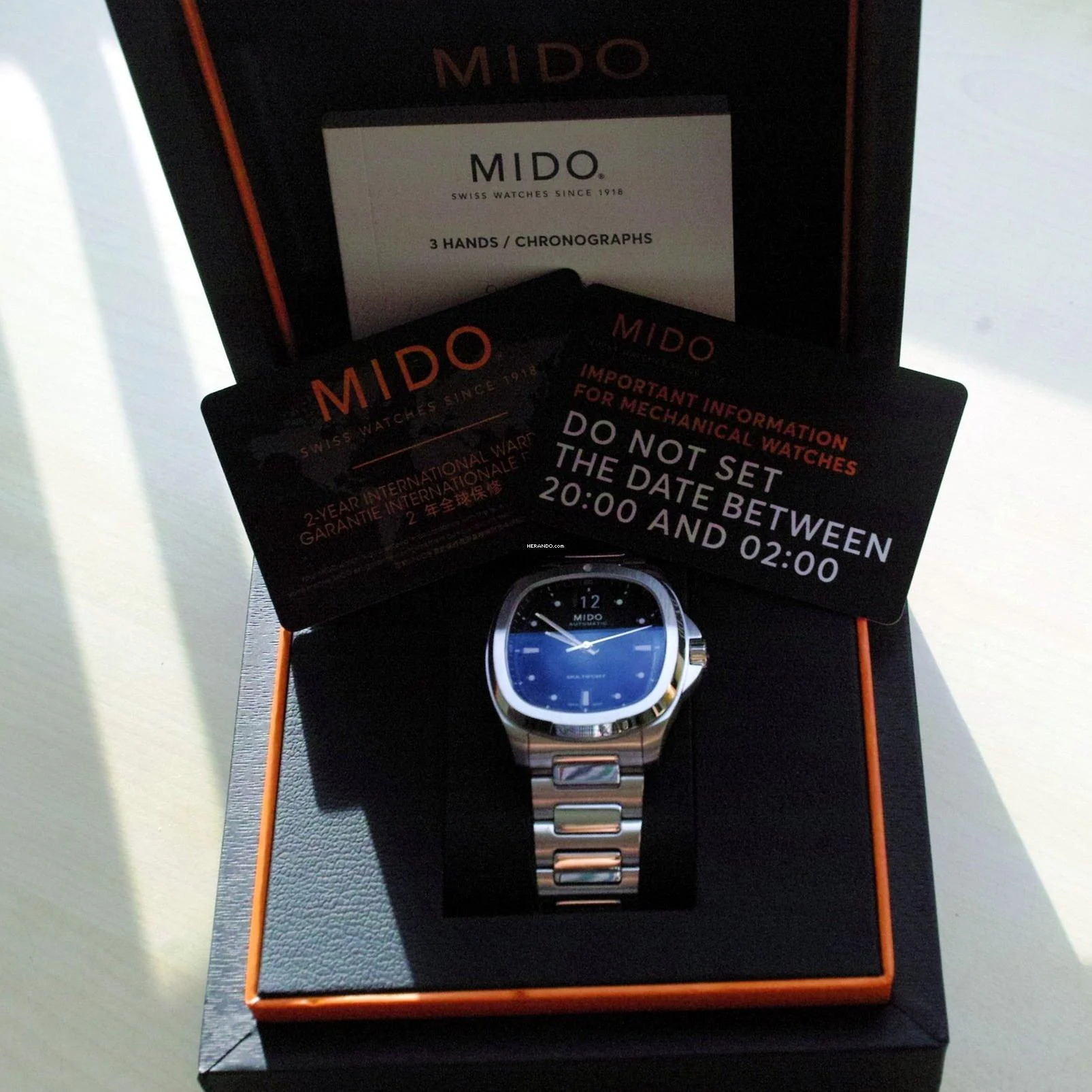 Thumbnail von Mido Multifort TV Big Date Green NEW FULL SET