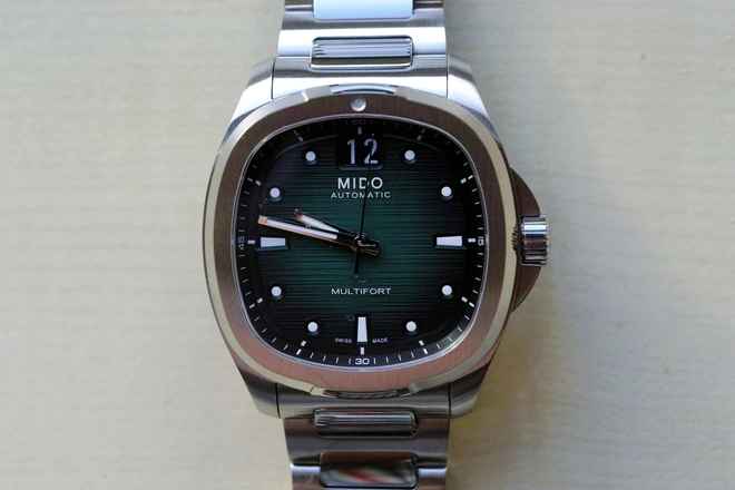  Mido Multifort TV Big Date Green NEW FULL SET 