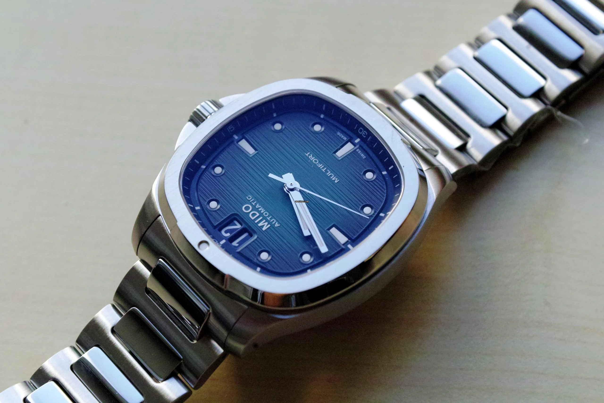 Thumbnail von Mido Multifort TV Big Date Green NEW FULL SET