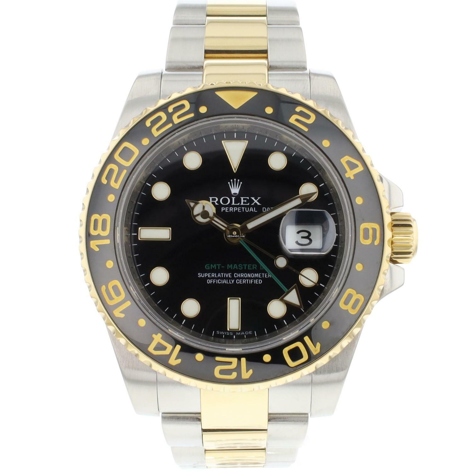  Rolex GMT-Master II Gold/Steel 116713LN 