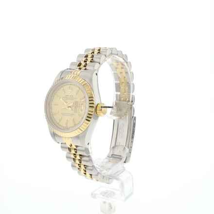  Rolex Lady-Datejust 26 Steel Gold Jubilee Tapestry Dial 