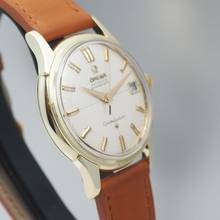 Thumbnail von Omega Constellation Chronometer Crosshair Cal.561 Gold 14K/585 Box+Papiere