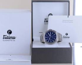 Thumbnail von Tutima M2 Coastline Chronograph Titan blue Dial Date Sport Automatik B+P-Copy