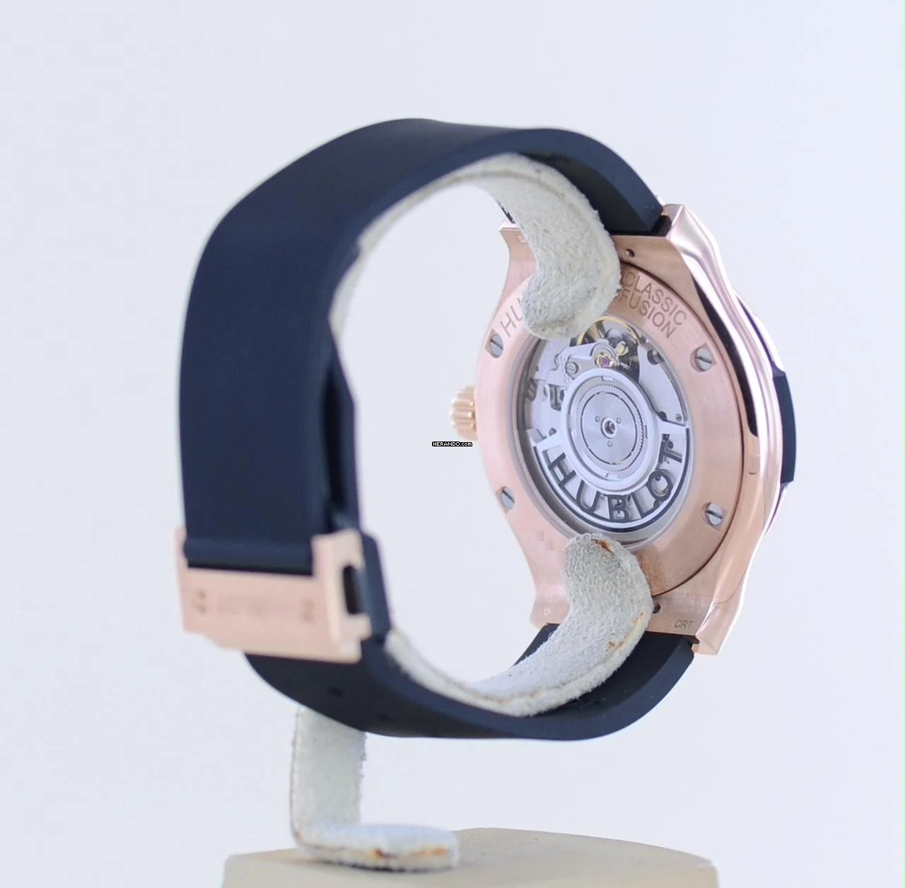 Thumbnail von Hublot Classic Fusion 18K Roségold King Gold Automatic black dial 38mm B+P