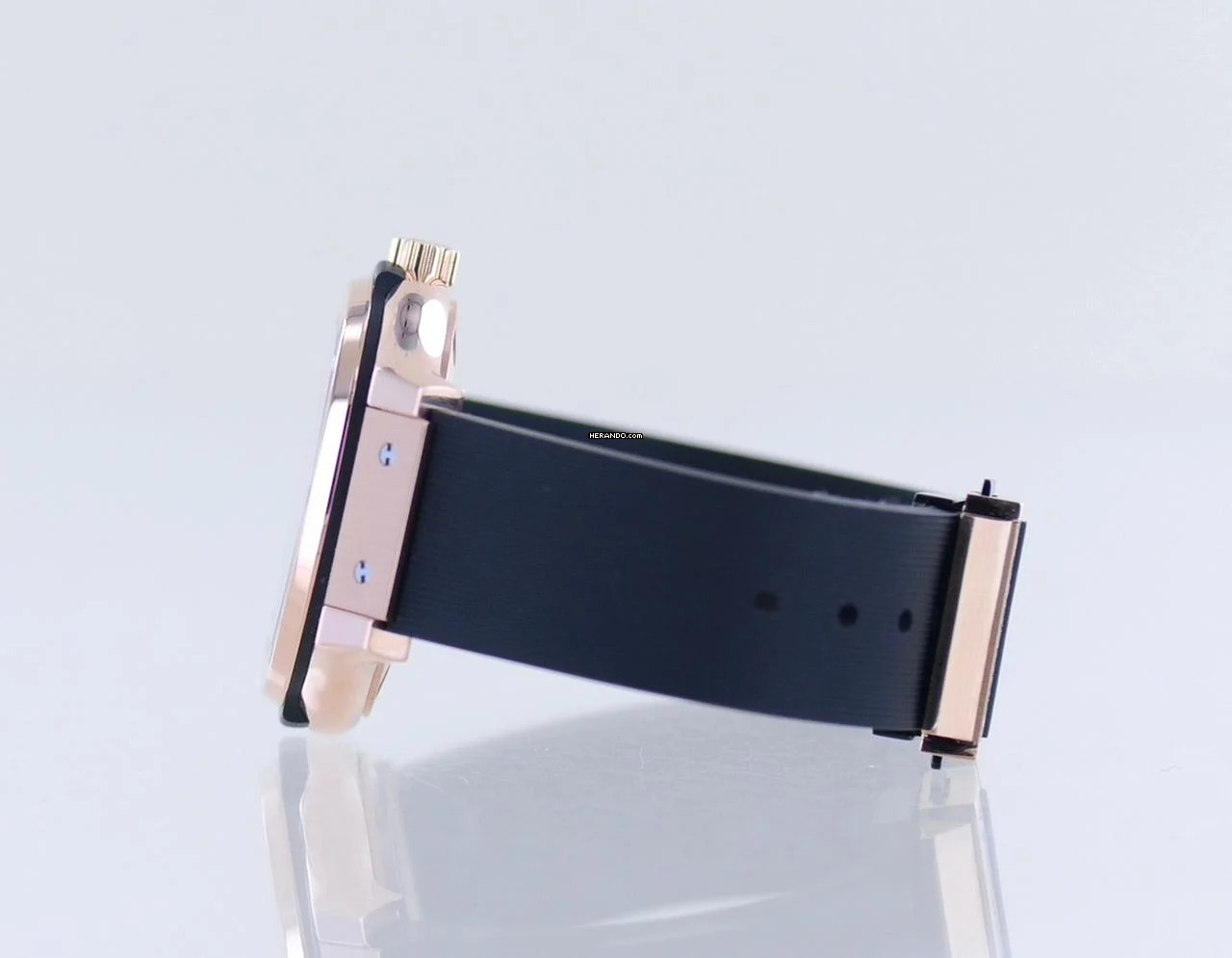 Thumbnail von Hublot Classic Fusion 18K Roségold King Gold Automatic black dial 38mm B+P