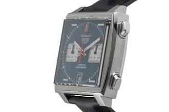 Thumbnail von TAG Heuer Monaco Calibre 11 Steve McQueen Chronograph Automatik Ref CAW211P.FC6356 B&P 2017